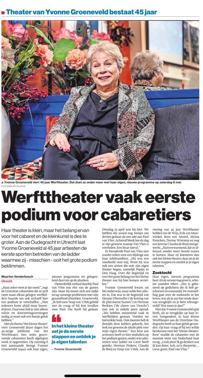 in de pers AD Utrechts Nieuwsblad